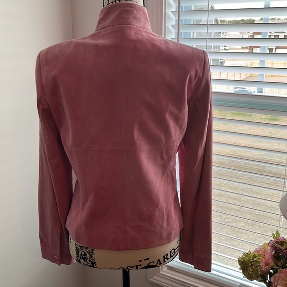 NWT AGNONA Ultra Luxury Genuine Brushed Leather Jacket - Picture 12 of 14